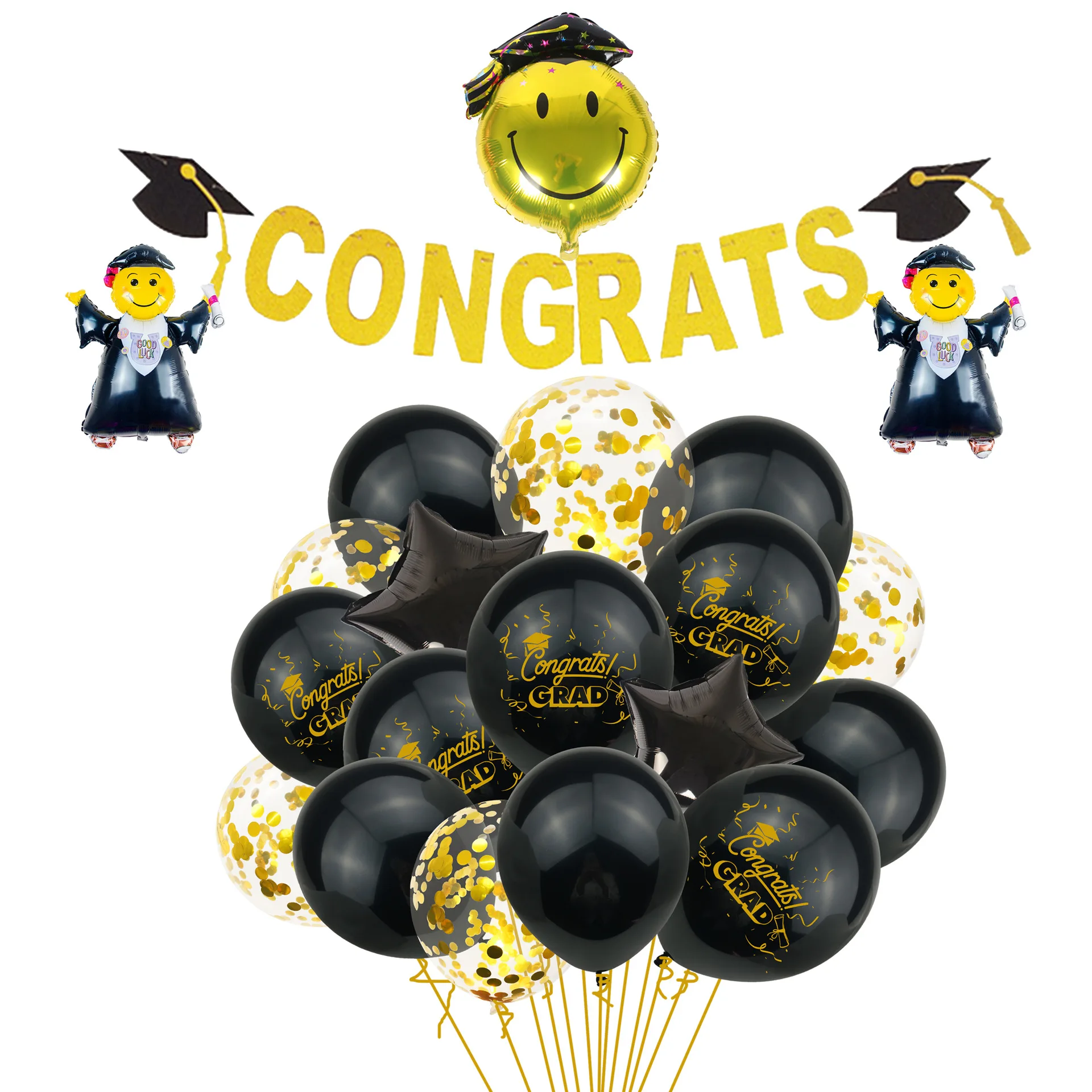 Toys Congratulation Ball CONGRATS Foil Balloons  Graduation Party Decoration 