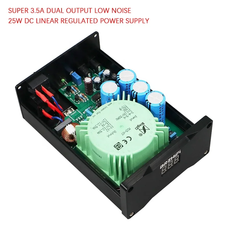 BRZHIFI AUDIO SUPER 25W DC Linear Power Supply 3.5A 5V 9V 12V 24V Double  Output Low Noise USB Amplifier Stable Power Supply| Alibaba.com