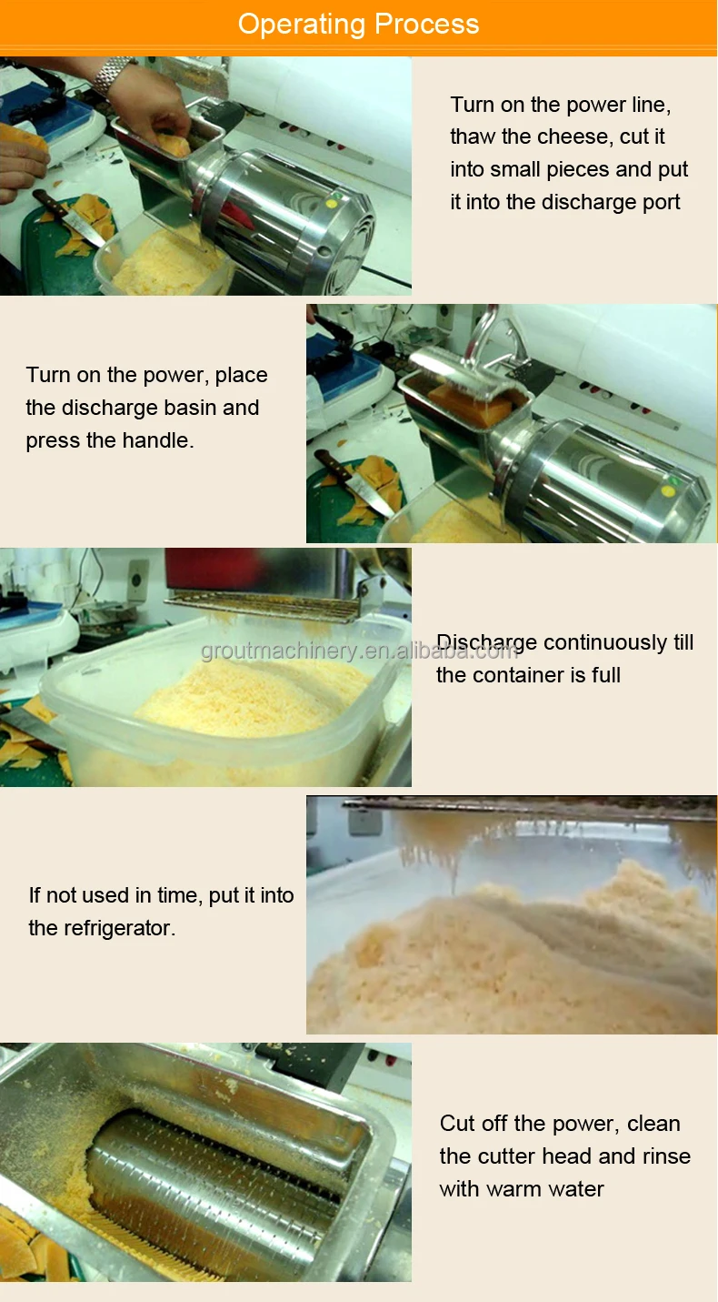 Source High Working Efficiency Parmesan Cheese Grater Machine With