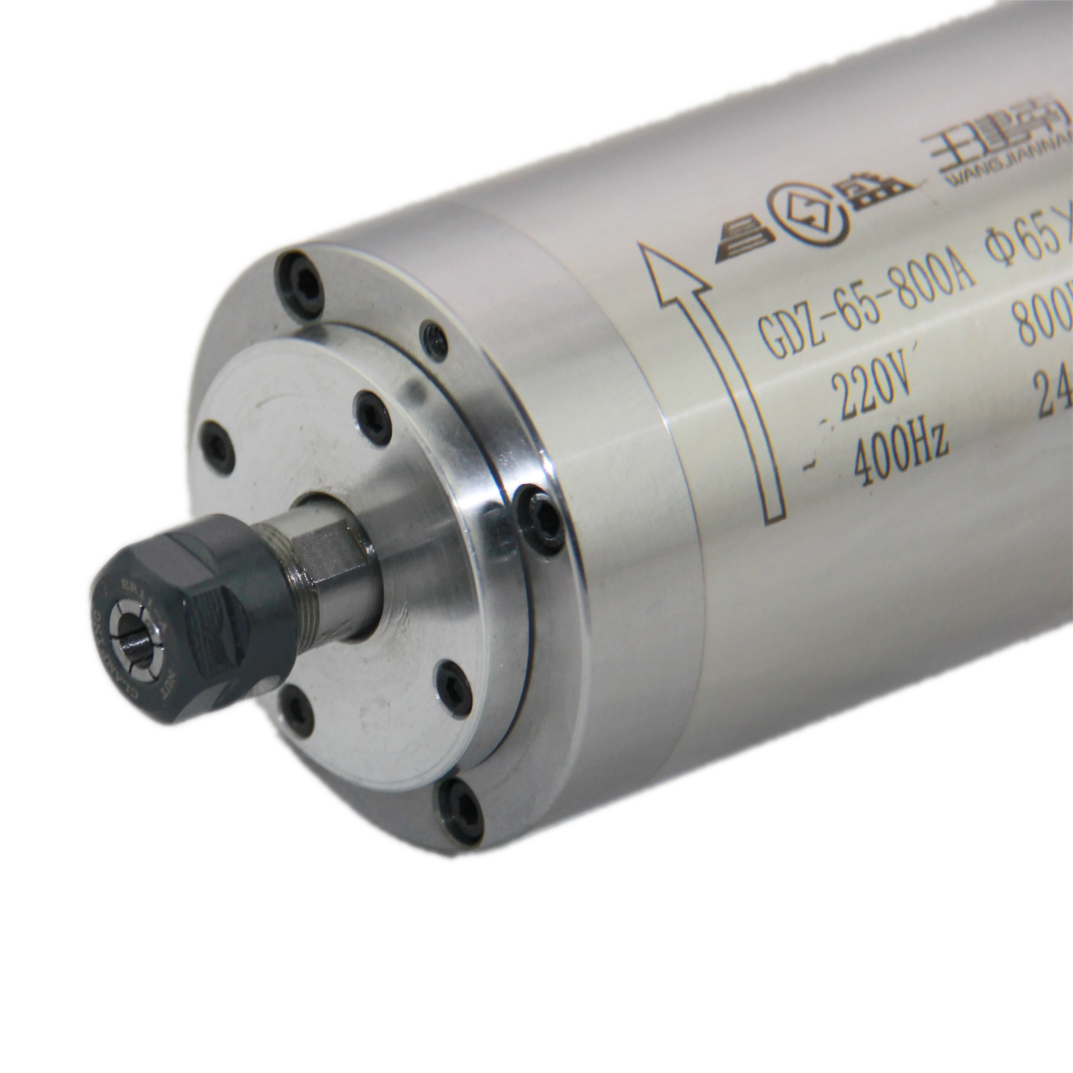 GDZ Series 800w Round Water Cooled High Speed Asynchronous CNC Spindle ...