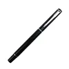 Bright black rod silver clip