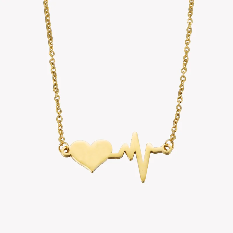 Heart Beat Pendant Necklace