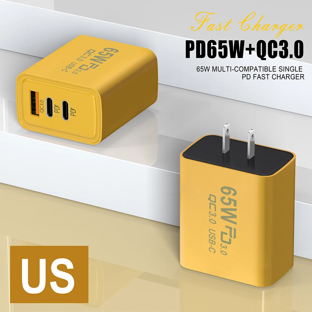 65W Super Fast Charge Wall Charger Adapter 5 USB