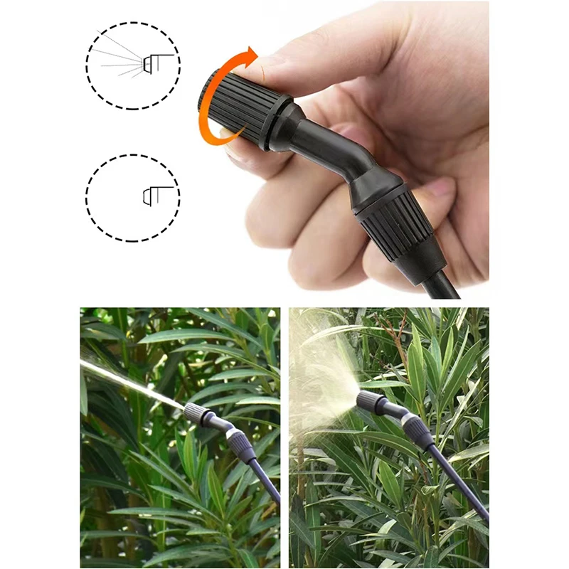 5L Backpack Manual Air Pump for Car Washer Lawn Gardening Disinfection Cleaning Irrigation Tools with Pressure Spray Bottle