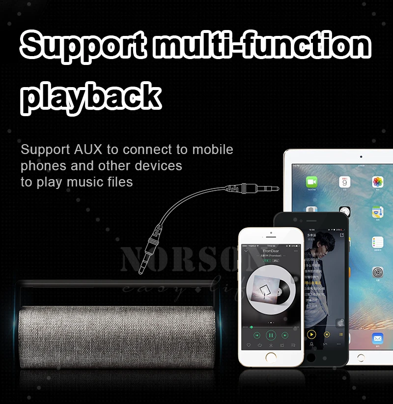 Best Selling Custom bt Small Portable Woofer Speaker Box Gift Hifi Stereo Music Mini Bluetooth Speakers - ANKUX.COM
