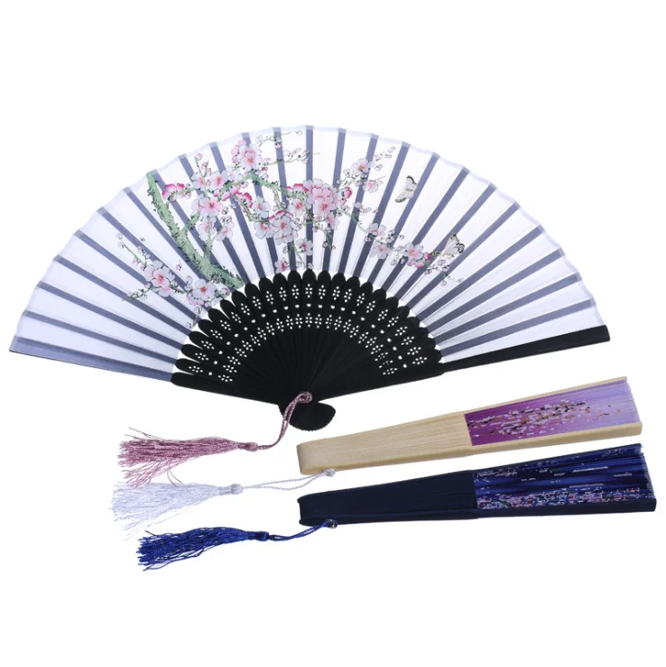 OIYINM77 Women Folding Exquisite Lace Hem Fan Delicate Fan Gift Tower Fans 