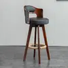 Marco marrón + cuero de microfibra negro