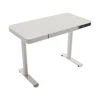 Bureau en verre blanc