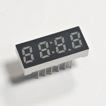 7 Segment LED Display 0.25 Inch 4 Digit Green High Brightness Numeric Screen for Mini Counters Portable Devices Electronic Part