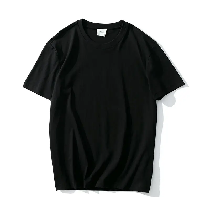High Quality 100% Cotton Custom Logo Print T-shirt Men's Blank Plain T ...