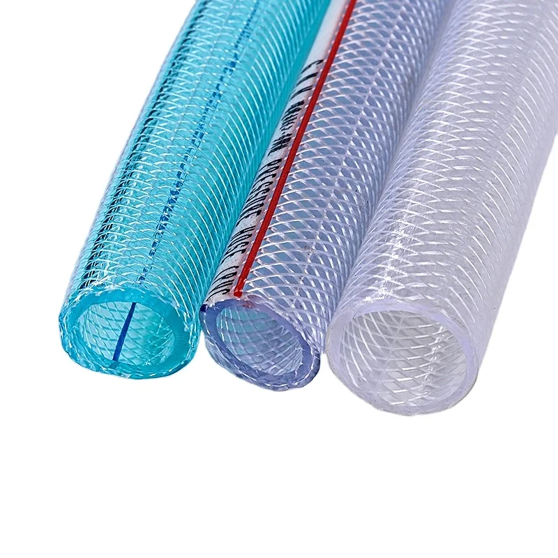 OIL / WATER / GASES FOOD GRADE CLEAR PVC BRAIDED HOSE REINFORCED PIPE TUBE 