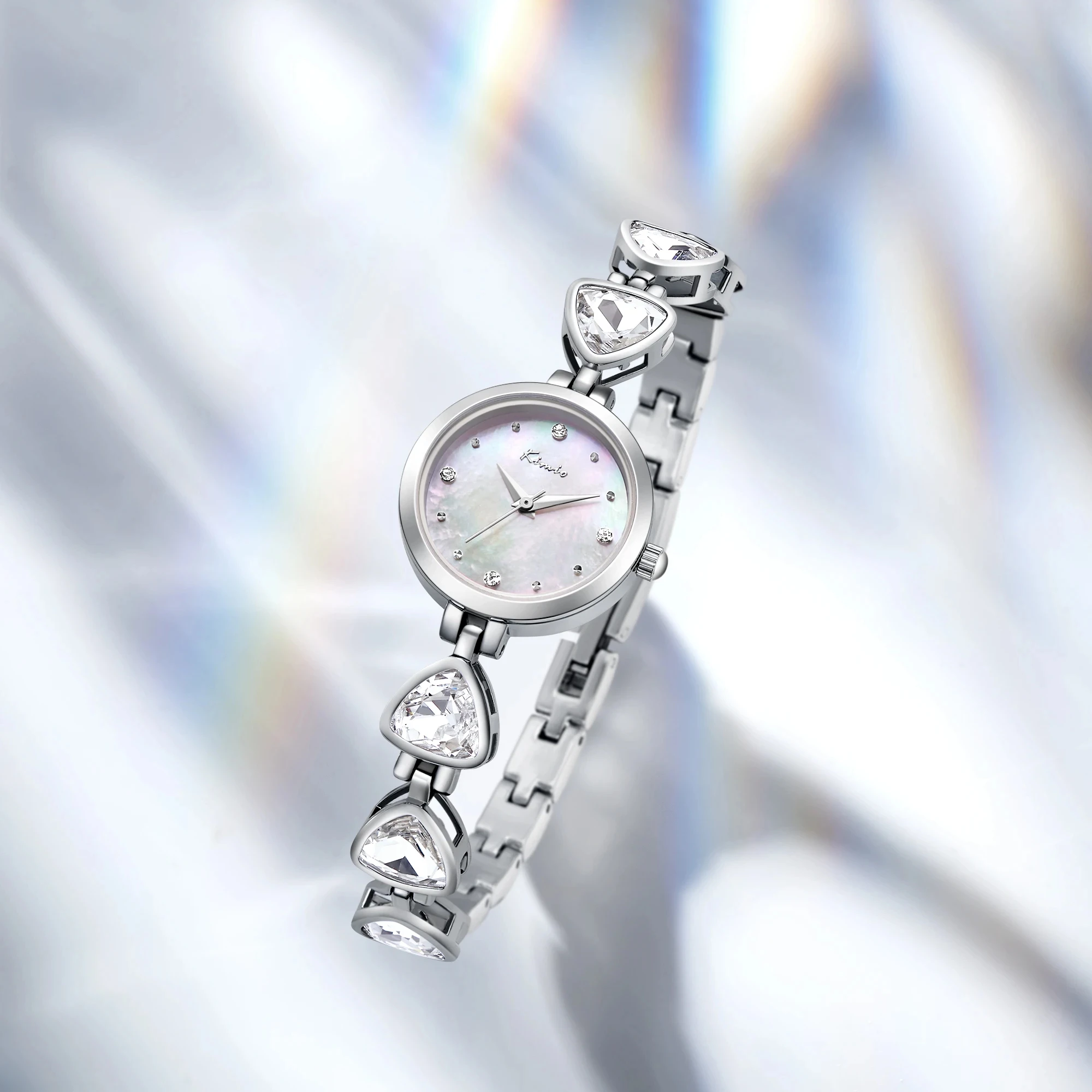 KIMIO Luxury Square Watch - Women's Stainless Steel Quartz