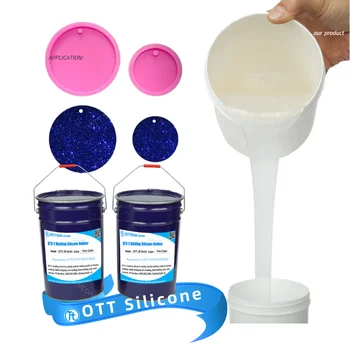 Free Sample 5 shore A Casting Liquid Silicon Rubber for Soft flex Mold Making Duplication Silicone Mold rtv2 Silicone Rubber