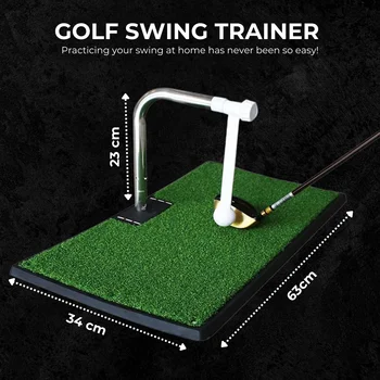 Golf Swing Rotation Training Aid - Portable Indoor Simulator