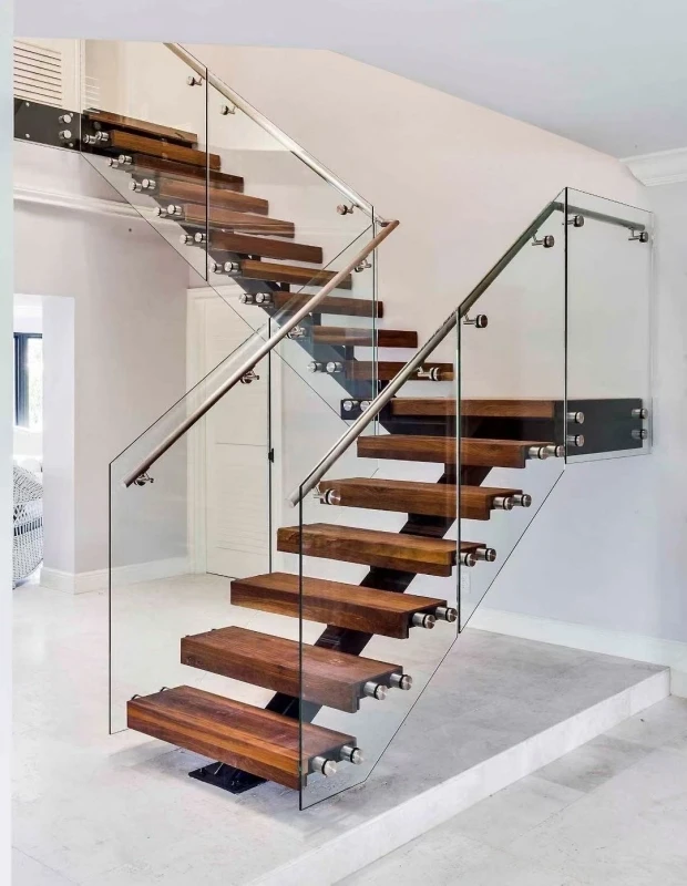 Pin Mounted Glass Railing Heavy Duty Glass Standoff Pins & Clamps | Stainless Steel Balustrade ...