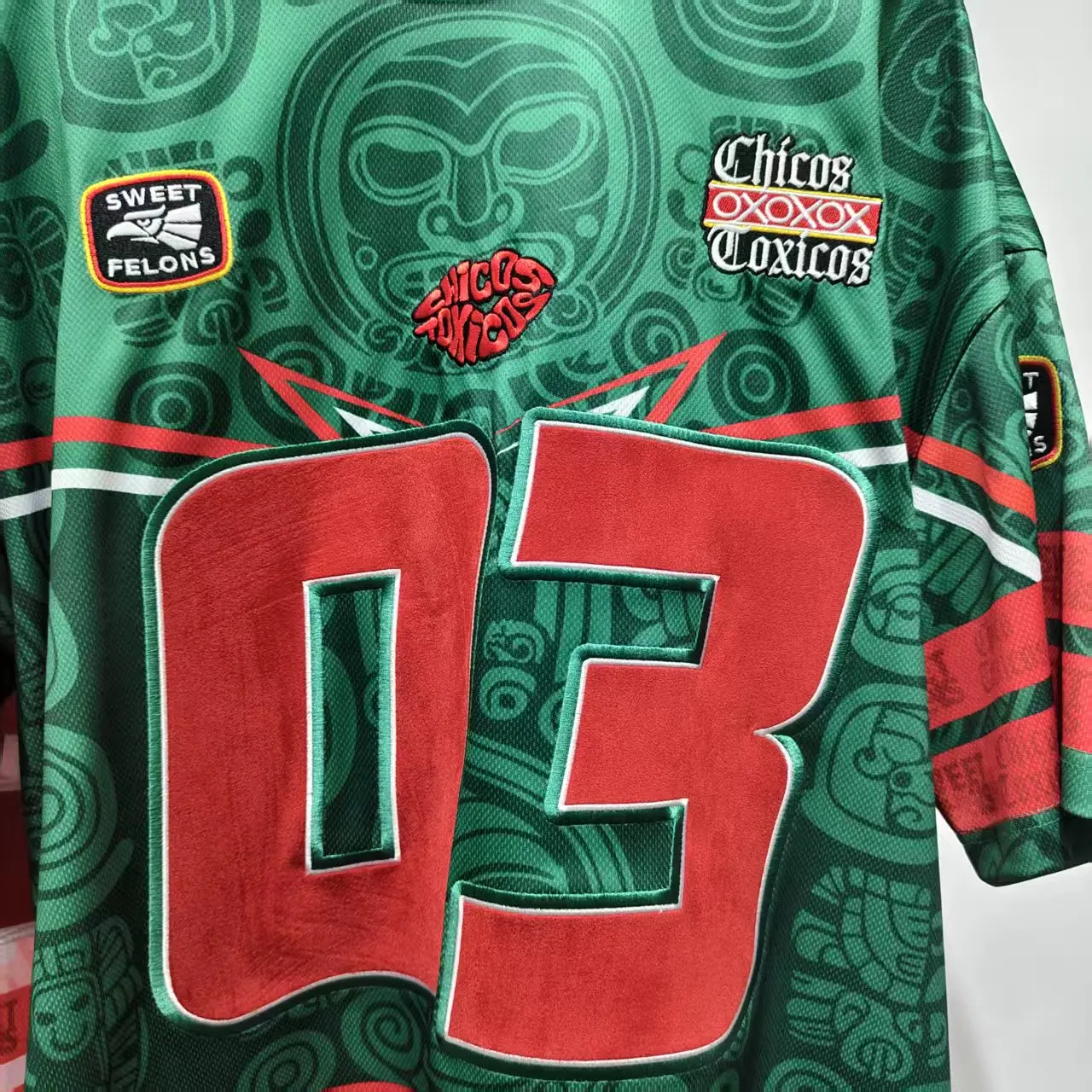 Custom New Fashion Sports Jersey Sublimation Colorful Design Football Jersey Hip Hop Sports Mesh Practice Plain Football Shirt gallery 3