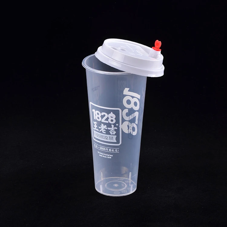 Disposable Custom Bubble Boba Tea Cup Disposable Logo Printed Clear Milk  Shake Plastic Cups - China PP Blister Cup with Lid and Bubble Tea PP  Blister Cup price