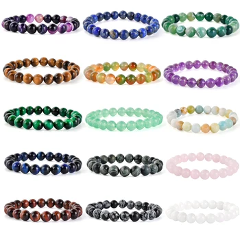 F266 bracelets for mother's day mothers day wholesale gifts lava stone real jade gemstone women jewelry natural stone bracelet
