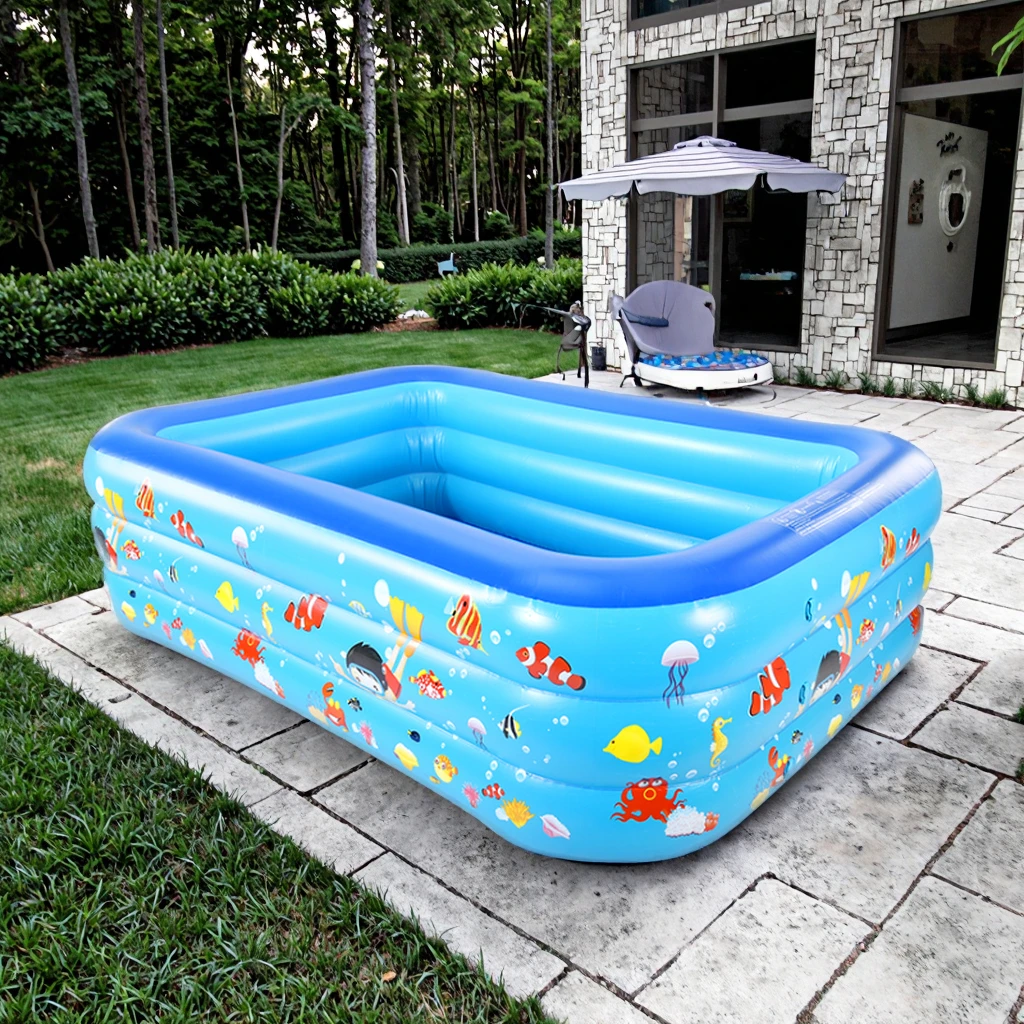 In Stock Outdoor Pool Accessories Kids Swimming Pool Inflatable Skimboard  Piscina Outdoor Swimming Pool