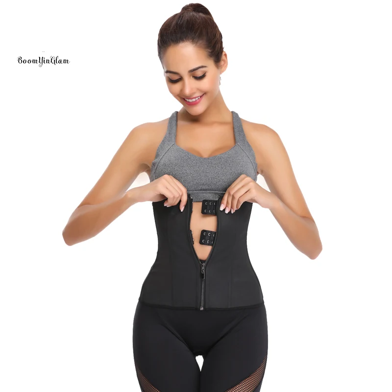 Nude Black Rubber Waist Corsets Latex Waist Trainers