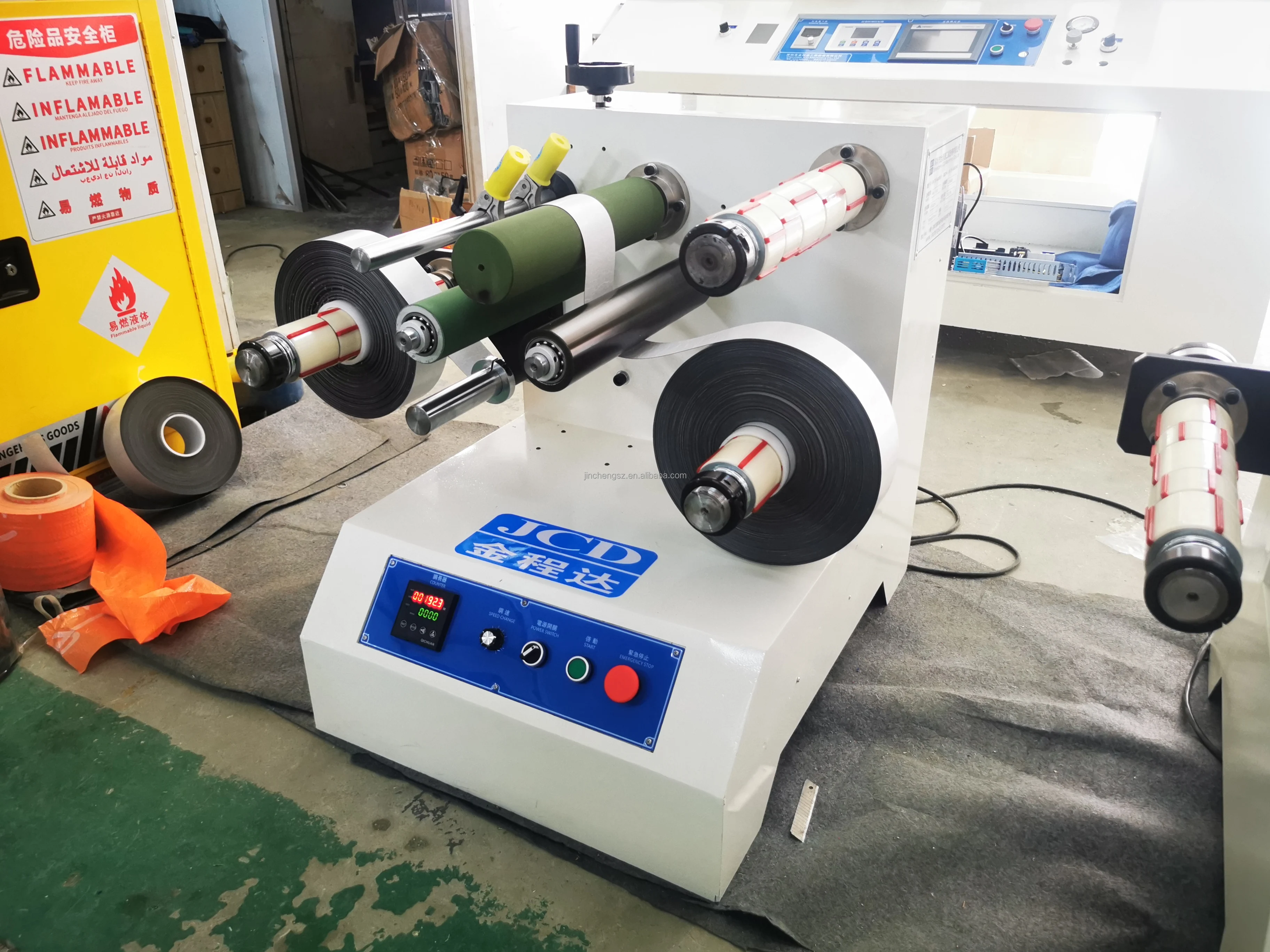 Автоматический упаковщик картонных коробок машина для резки и перемотки малого