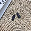 Black Side-Hole Leather Strap End