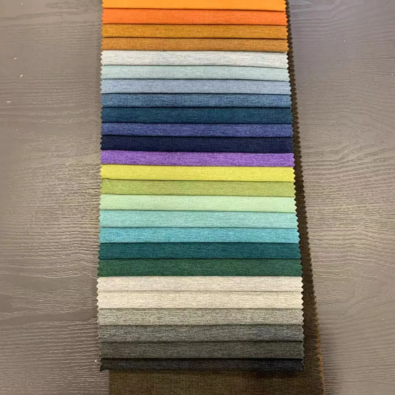 CRYPTO Factory Cheaper Price Stock Linen 100% Polyester Plain Sofa Fabric  for Upholstery Furniture