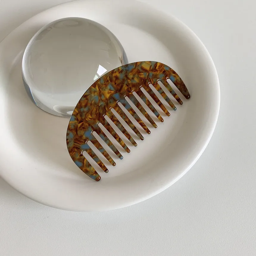 New Design Fashion Mini Acetate Plate Anti-static Comb Korea Ins Cute Hair