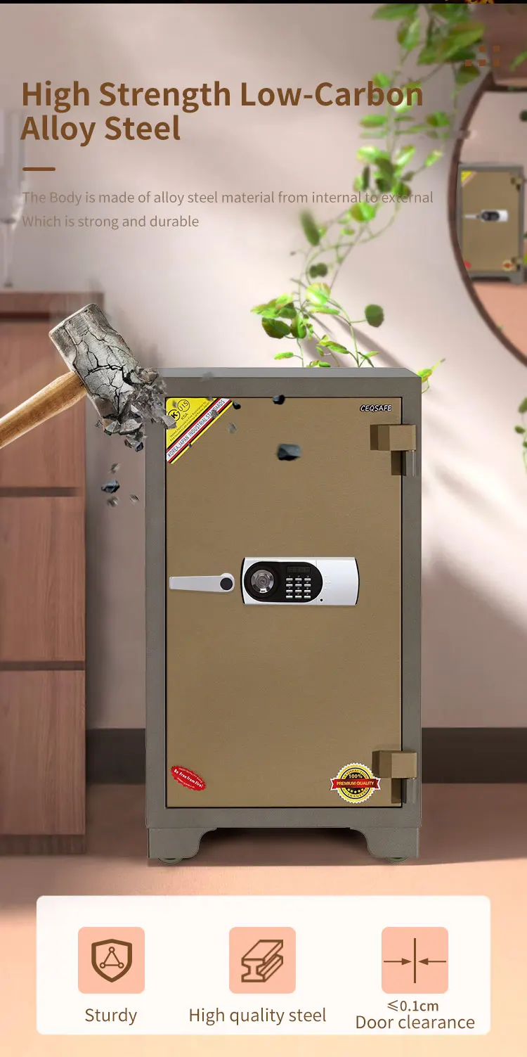 CEQSAFE High Quality Fireproof Safety Metal Safes Digital Electronic Safe Box details