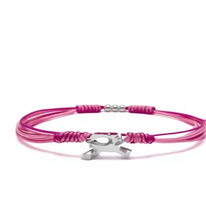 HARACRAFT Hemp Rope Natural Stone Puzzle Ribbon Bangle Autism Health Wristband Protection Surfer String Bracelet Unisex Men Made