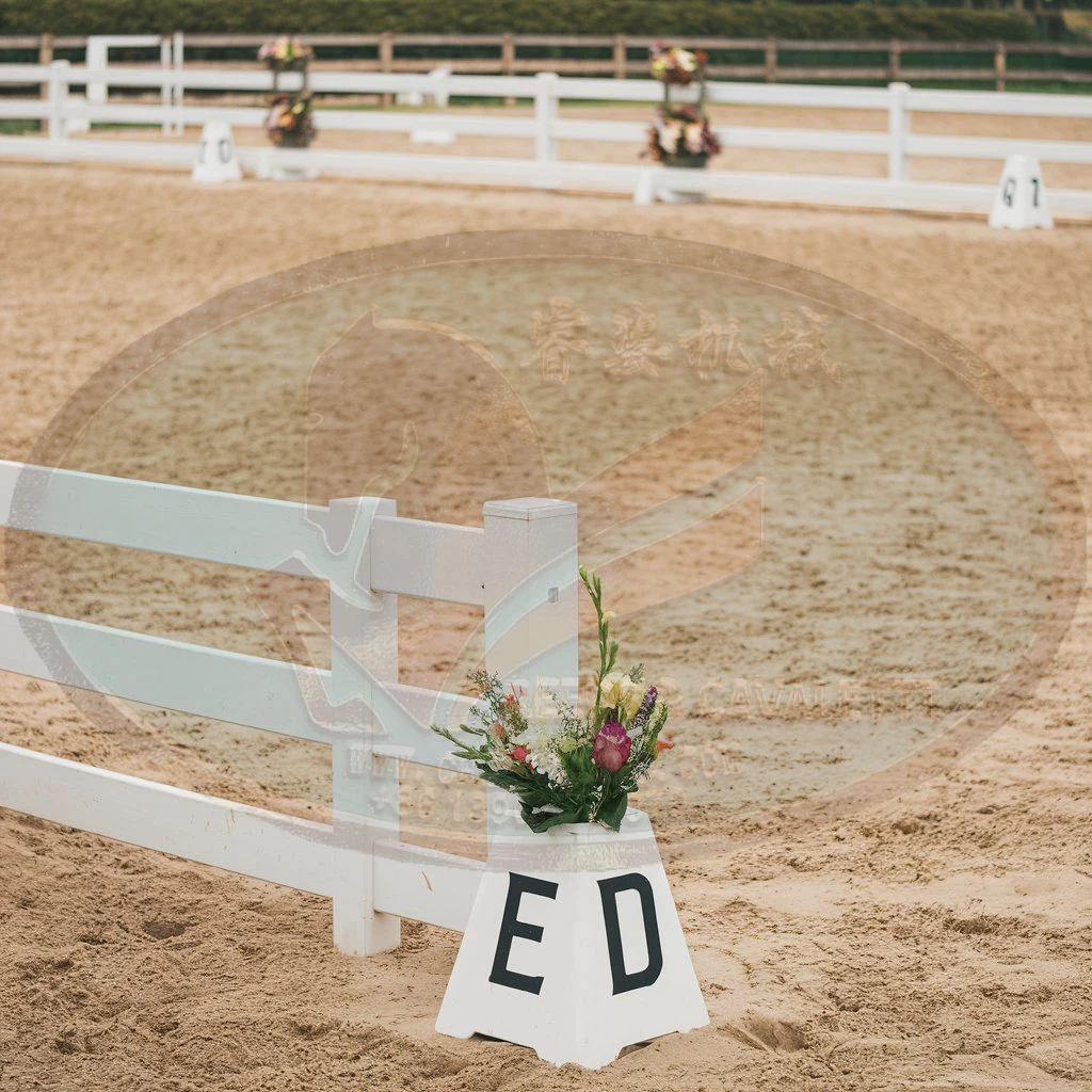 Dressage Fence for Equestrian Competitions High Level PVC Material