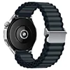 dark gray band silver buckle