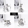 Ballon argent animal set de 4