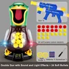 Con suono e luce-Duck + pistola singola + 24 proiettili morbidi
