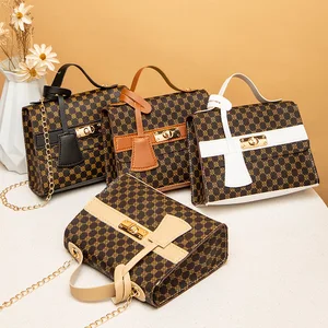 Hot Sell Classic Luxury Women Pu Handbag For Women Luxury Private Label Handbags Ladies