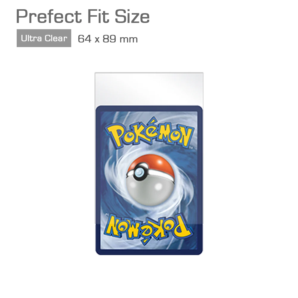 standard size card sleeves Amazon.com: CardGuard Premium Clear Card Sleeves, 100ct – Standard Size  Penny Sleeves for Pokémon, Sports Cards, Baseball, Football, and  Collectible Trading Cards – Acid-Free, PVC-Free, Durable Protection : Toys  & Games