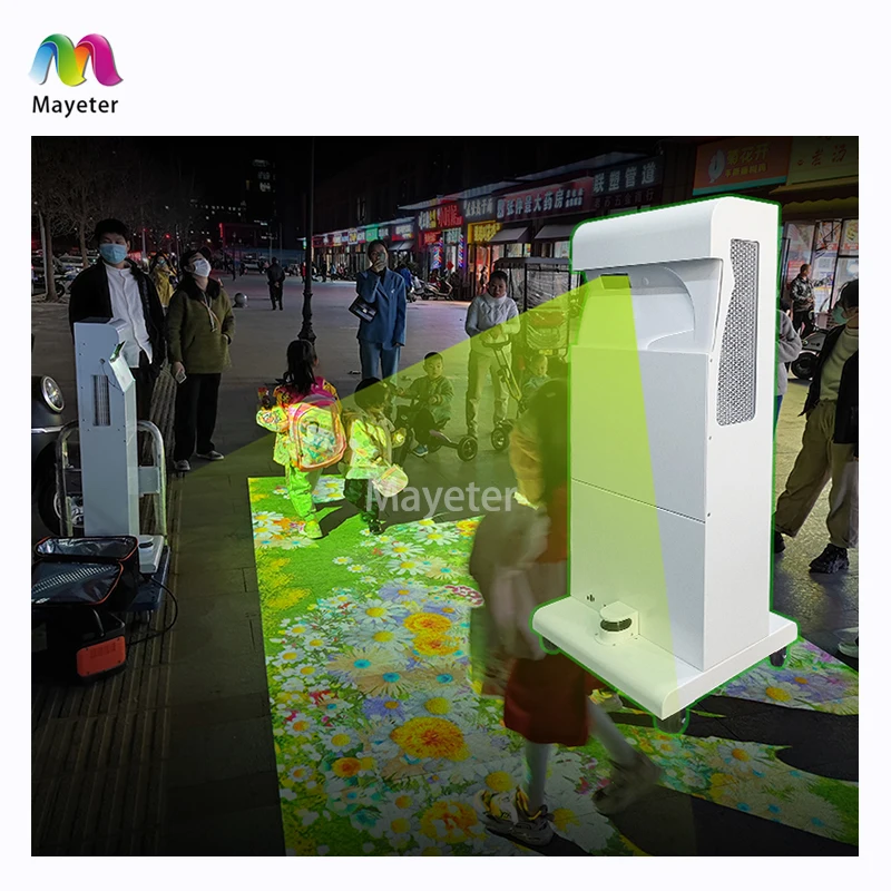 Augmented Reality Projector interactive learning game System All-in-one Interactive Mobile Floor/Ground Projection