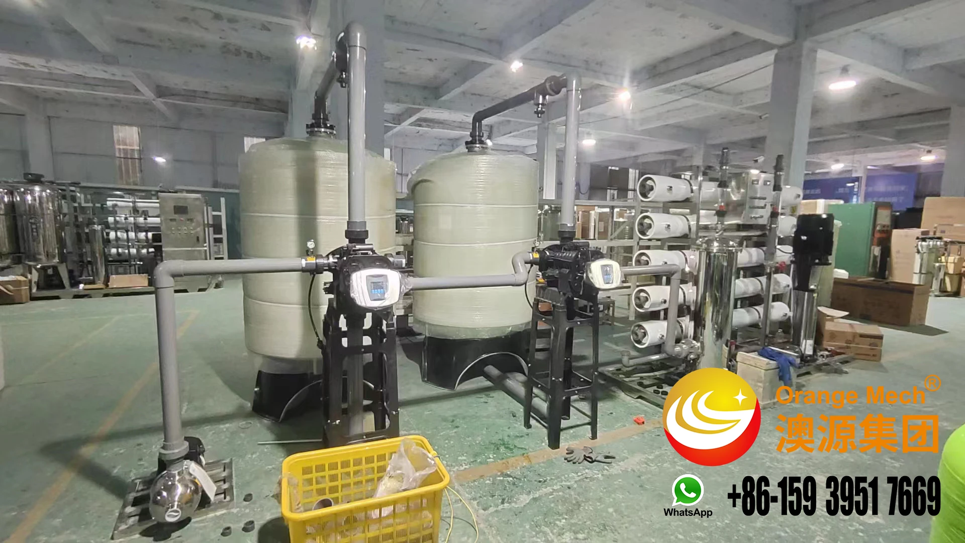 Ro Reverse Osmosis Ro Containerized Drinking Water Treatment