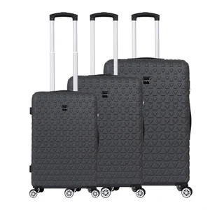 ADVANCED GREY COLOR BUSINESS MODEL HARD SHELL SUITCASE ABS MATERIAL TRAVEL SUITCASE
