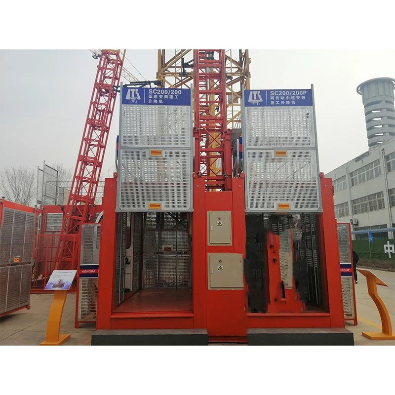 Construction Passenger Material Hoist Gearbox Sc200 Construction Elevator  Motor and Reducer - China Gearbox, Hoist Reducer