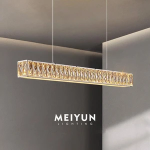 Nordic Light Luxury Post-modern Chandeliers K9 Crystal Pendant Hanging Lights Decorative Lighting