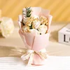 Gypsophile +7 roses blanches