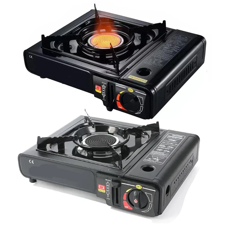 Fornello Campeggio Réchaud De Camping Gaz VIRIECH 5800W - Pliable Et Ultra Léger Pour Randonnée, Pique-nique Chalumeau Gaz