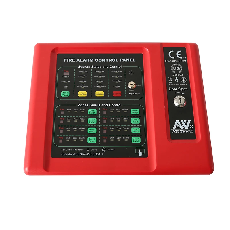 Fire Panel Low Price LPCB Approved Asenware Conventional Fire Control Panel