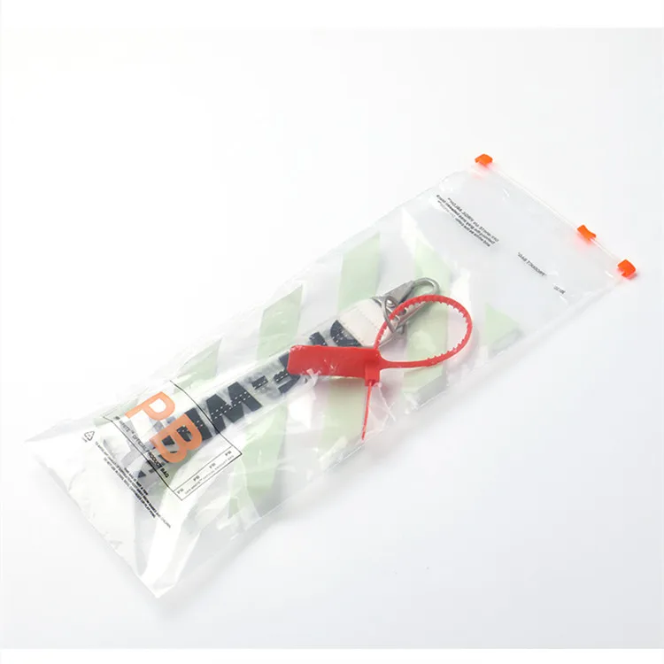 Low MOQ o ff white keychain lanyard