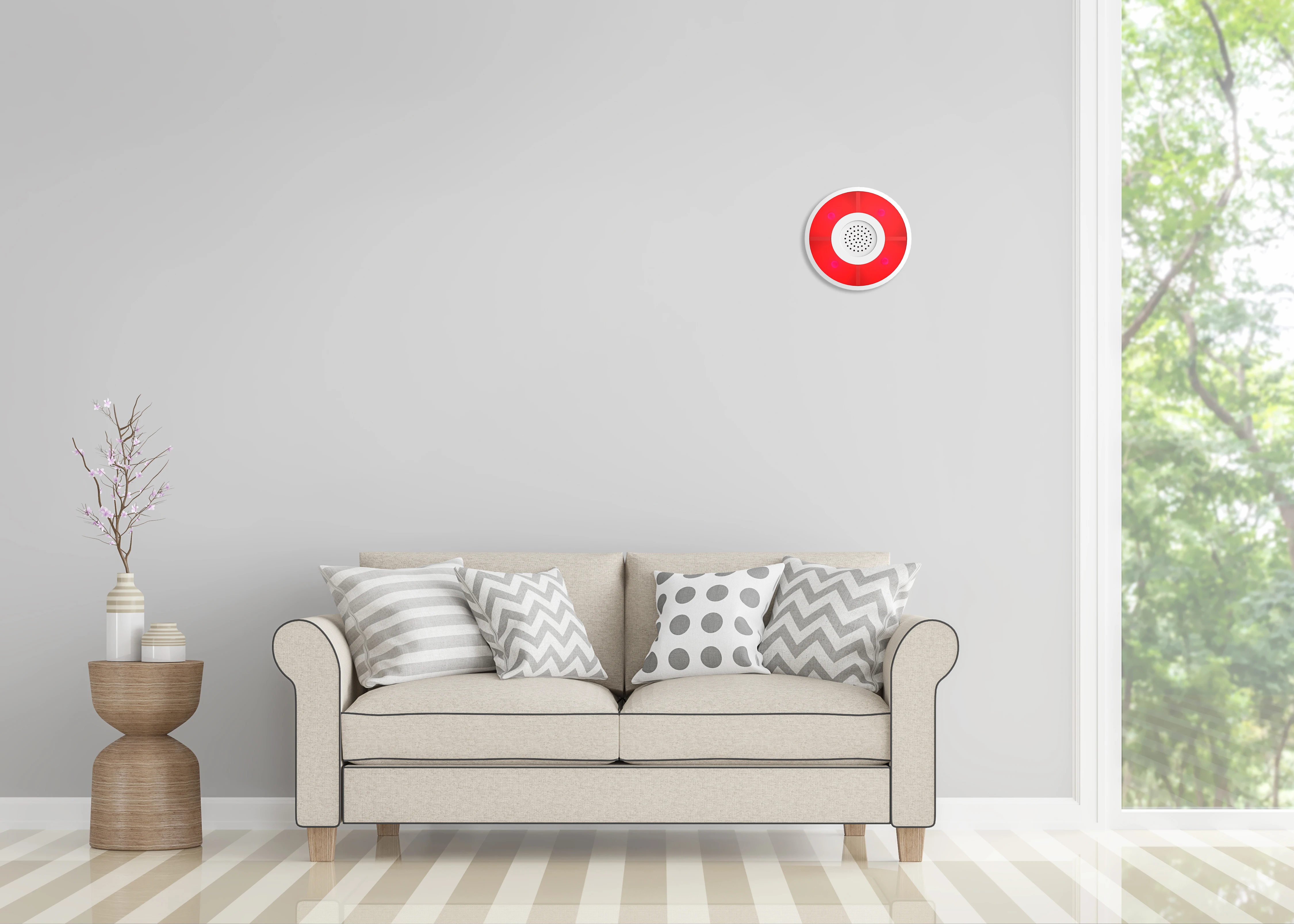 Tuya zigbee WirelessWired motion sensor Alarm Kit with PIR window siren sens Security alarm System