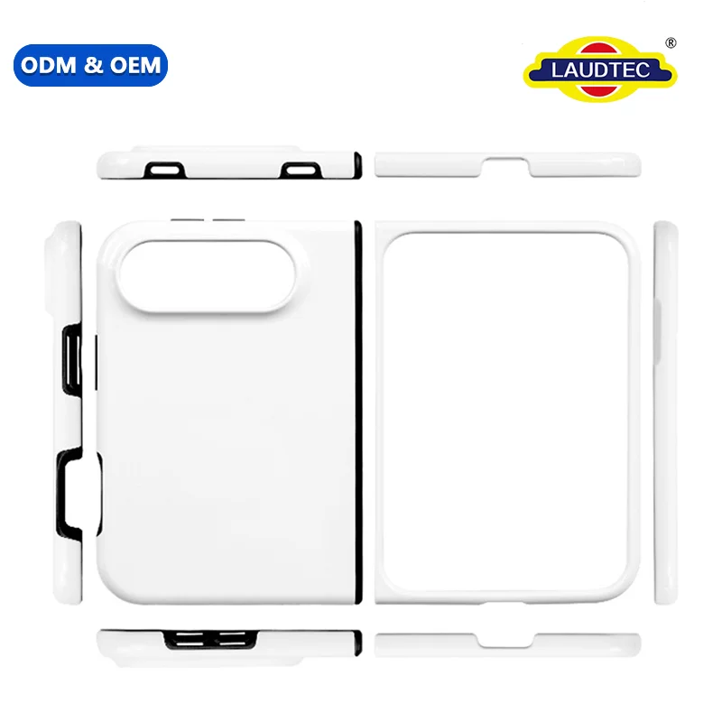 étui 3D par sublimation pour iPhone Duo, compatible avec la charge sans fil, étui double fonction, surface vierge pour impression, OEM/ODM, vente en gros