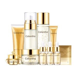 Stock Luxury Anti-Aging Face Cream Hyaluronic Acid Vitamin C Ganoderma Organic Vegan Skincare Set Lightening Eco-Friendly All