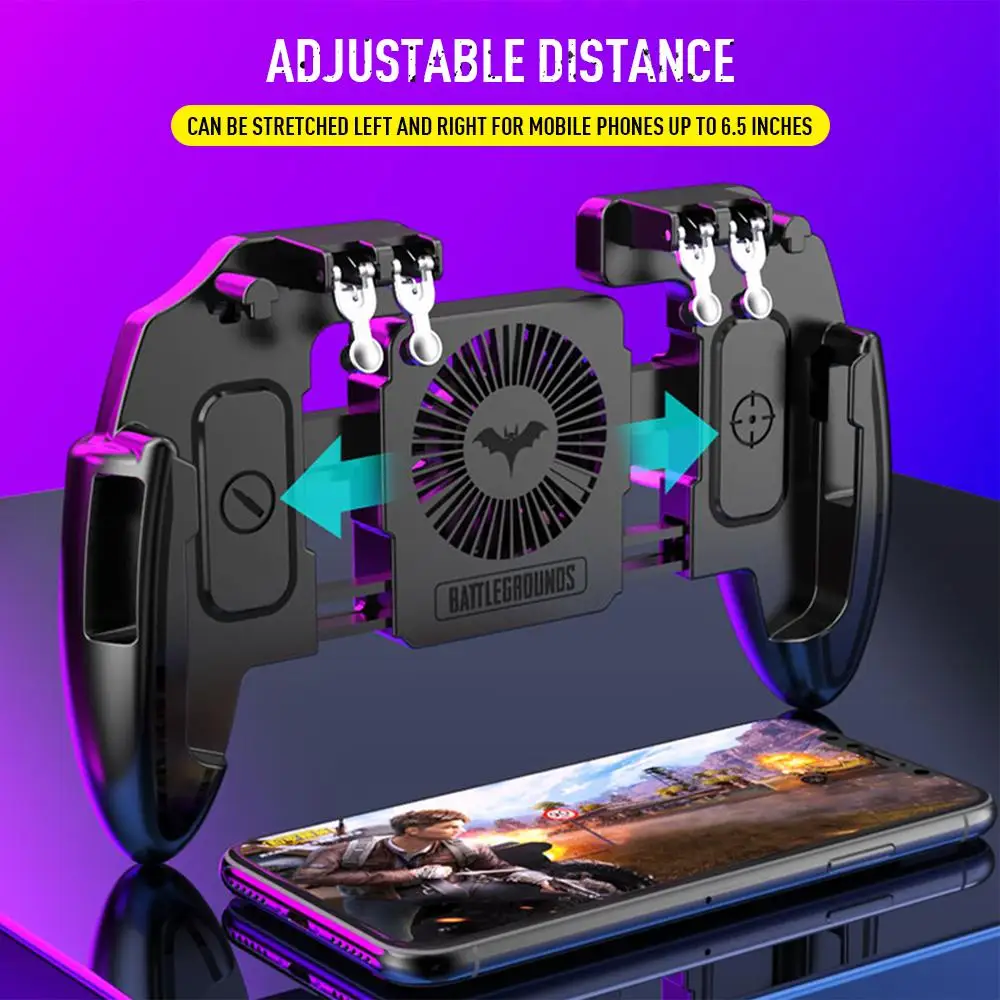 For PUBG Game Controller for Smartphone Game Controller Sharpshooter Metal Trigger Fire Button