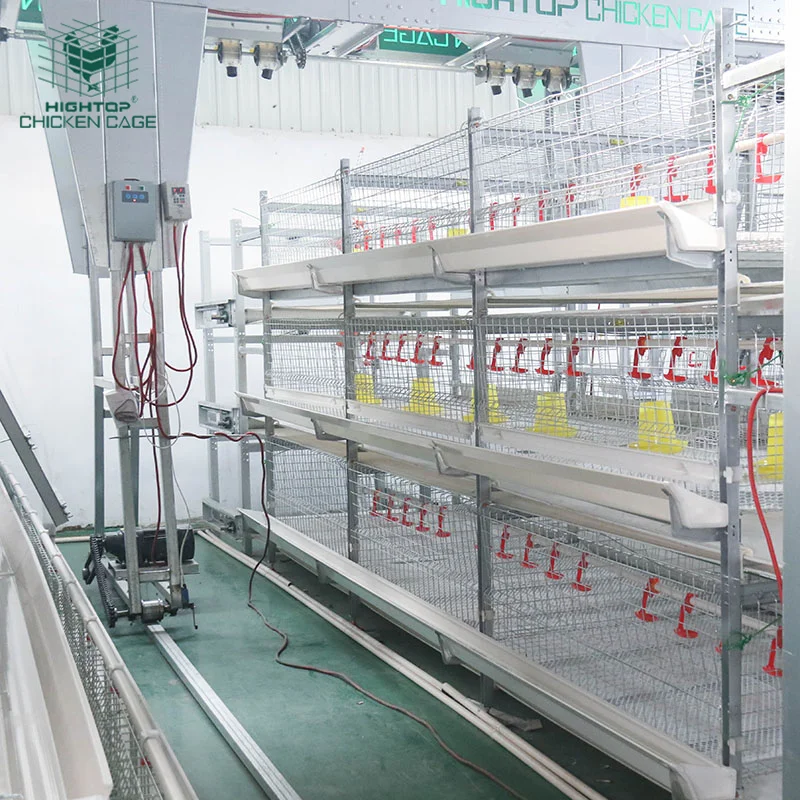 Fully Automatic Battery 3 Tiers 4 Tiers H Type Poultry Farming Broiler Chicken Cage for Broiler Coop